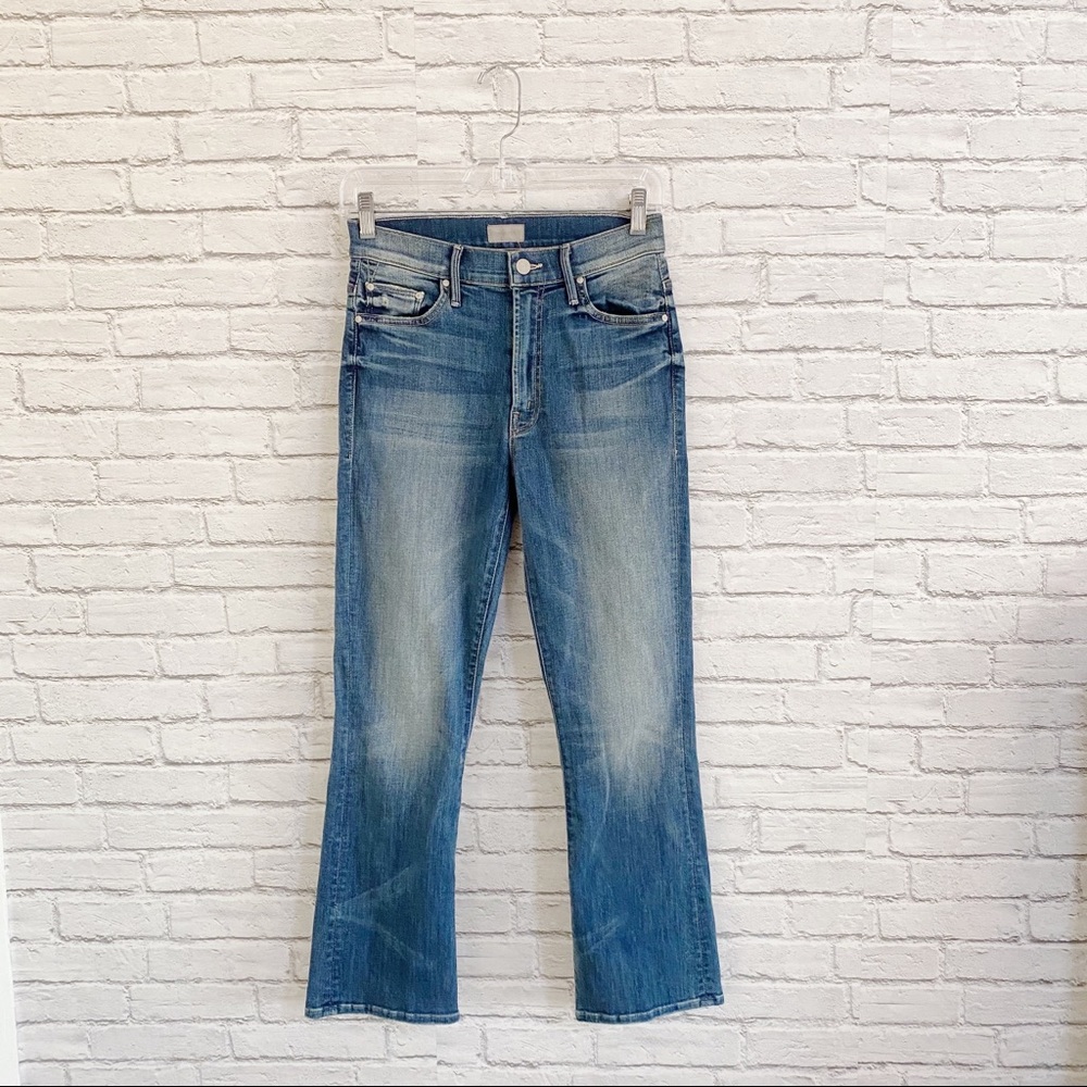 Mother Denim Revolve Insider Crop Double Trouble
